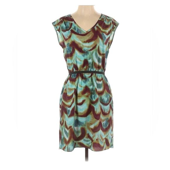 Loft wavy retro pattern dress - Picture 1 of 8